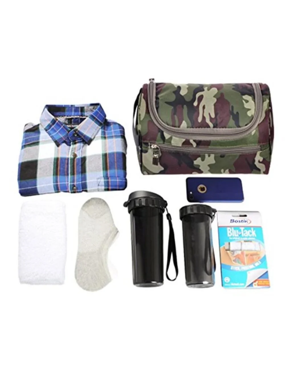 Travel Toiletry Bag Hanging Cosmetic Organizer Makeup Shaving Dopp Kit Case